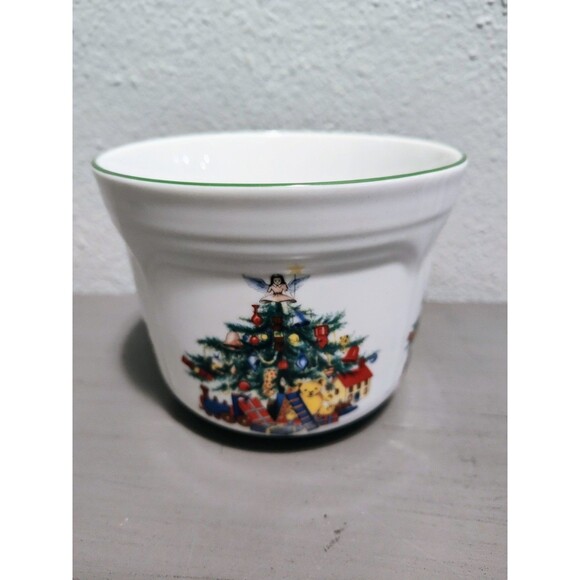 Kronester Bavaria West Germany Christmas Tree Bowl Planter  4.75x5.5” High - Picture 14 of 14